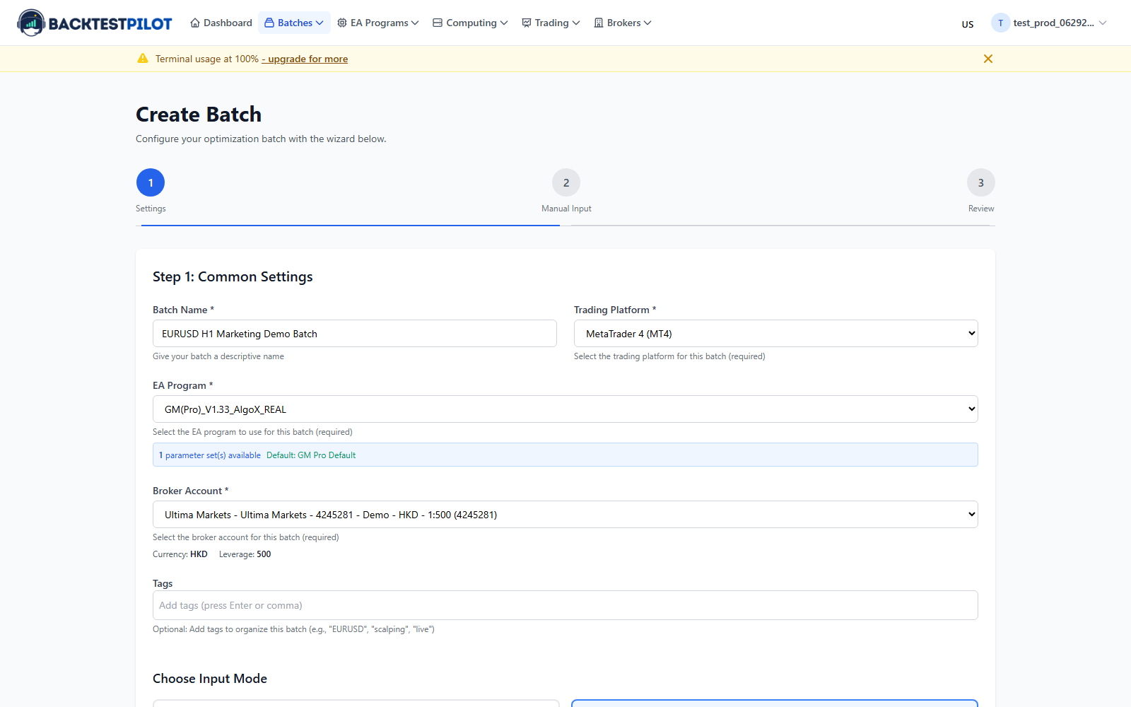 Create Batch Jobs