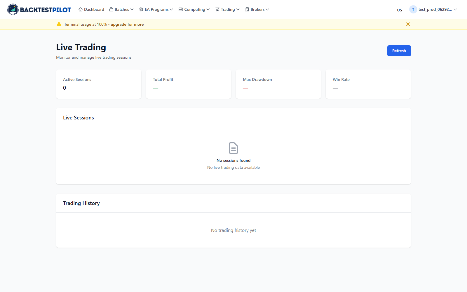 Launch Live Trades From Your Phone